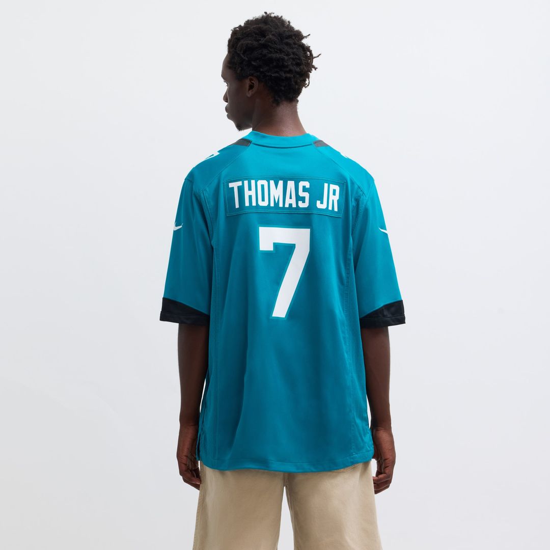 Jacksonville Jaguars Brian Thomas Jr Nike Teal Player Game Jersey