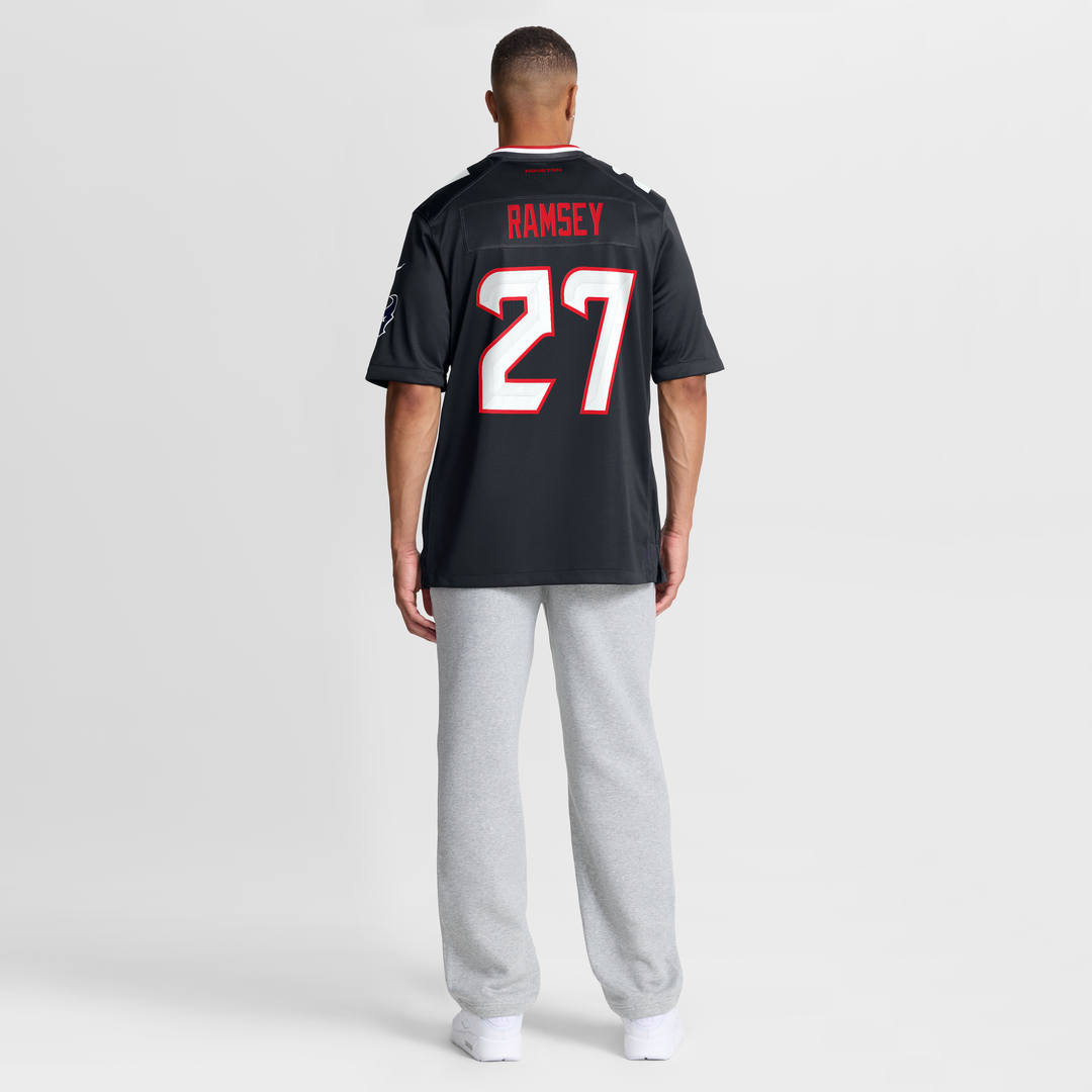 Houston Texans Kamari Ramsey Nike Navy Team Game Jersey