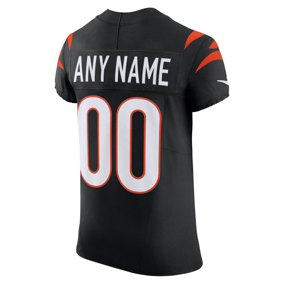 Cincinnati Bengals Nike Black Team Vapor F.U.S.E. Elite Custom Jersey