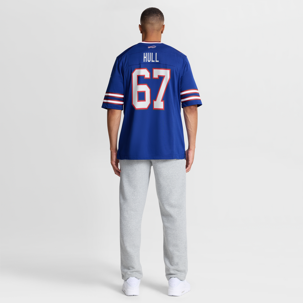 Buffalo Bills Kent Hull Nike Royal Game Retired Player Jersey