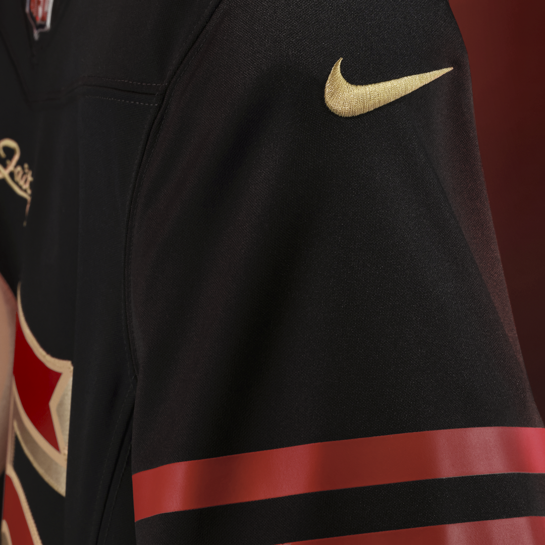 San Francisco 49ers Christian McCaffrey Nike Black Rivalries Collection Stitched Limited Jersey