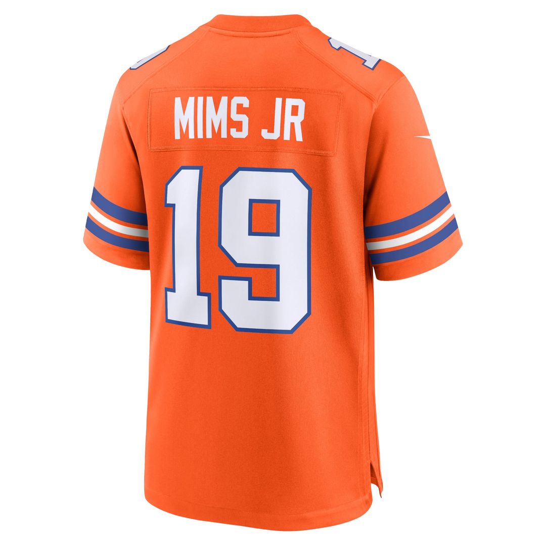 Denver Broncos Marvin Mims Jr Nike Orange Mile High Collection 1977 Throwback Player Game Jersey