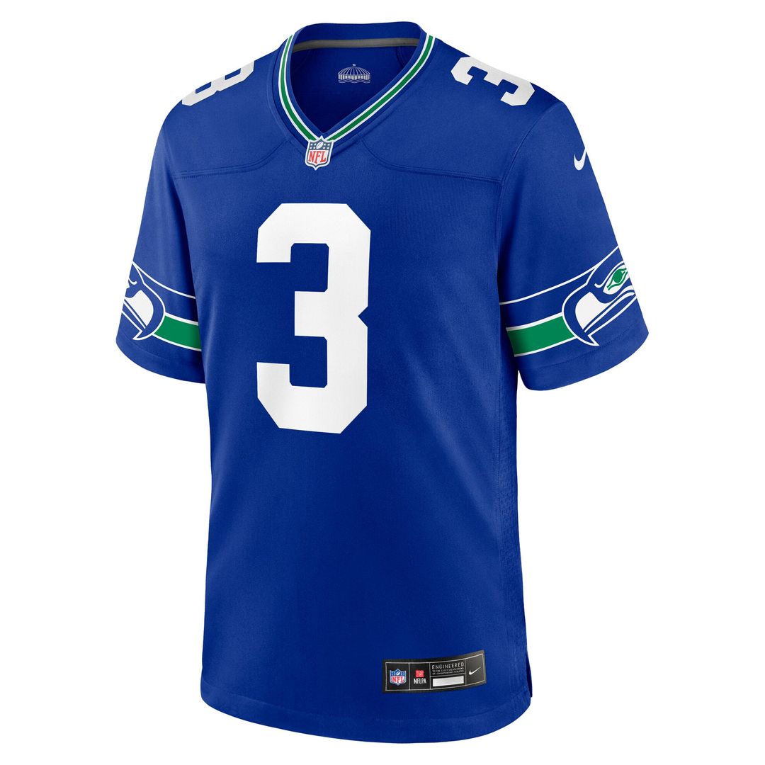 Seattle Seahawks Nick Emmanwori Nike College Navy Team Game Jersey