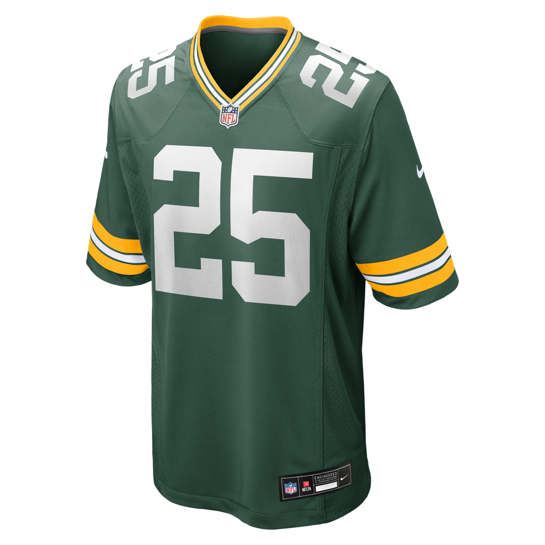 Green Bay Packers Keisean Nixon Nike Green Game Player Jersey