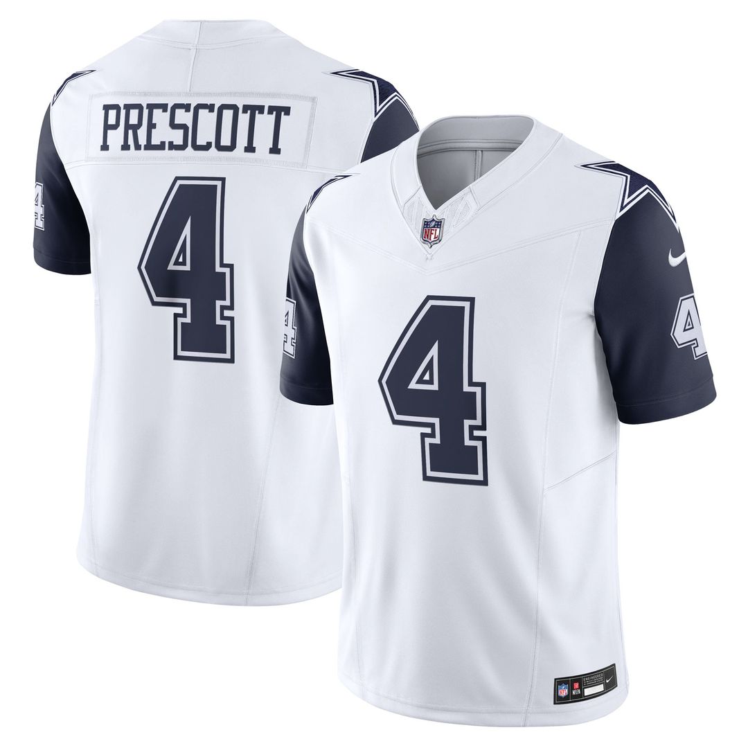 Dallas Cowboys Dak Prescott Nike Navy Vapor F.U.S.E. Limited Jersey