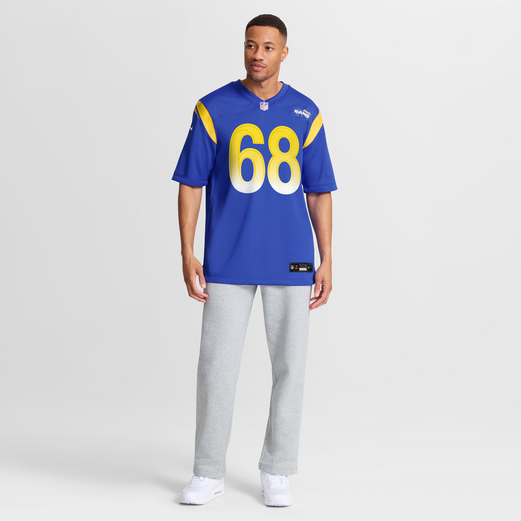 Los Angeles Rams Mike McAllister Nike Royal Home Game Jersey