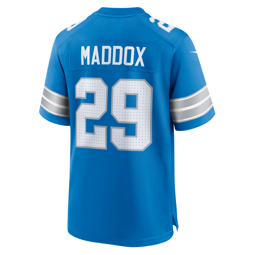 Detroit Lions Avonte Maddox Nike Blue Team Game Jersey