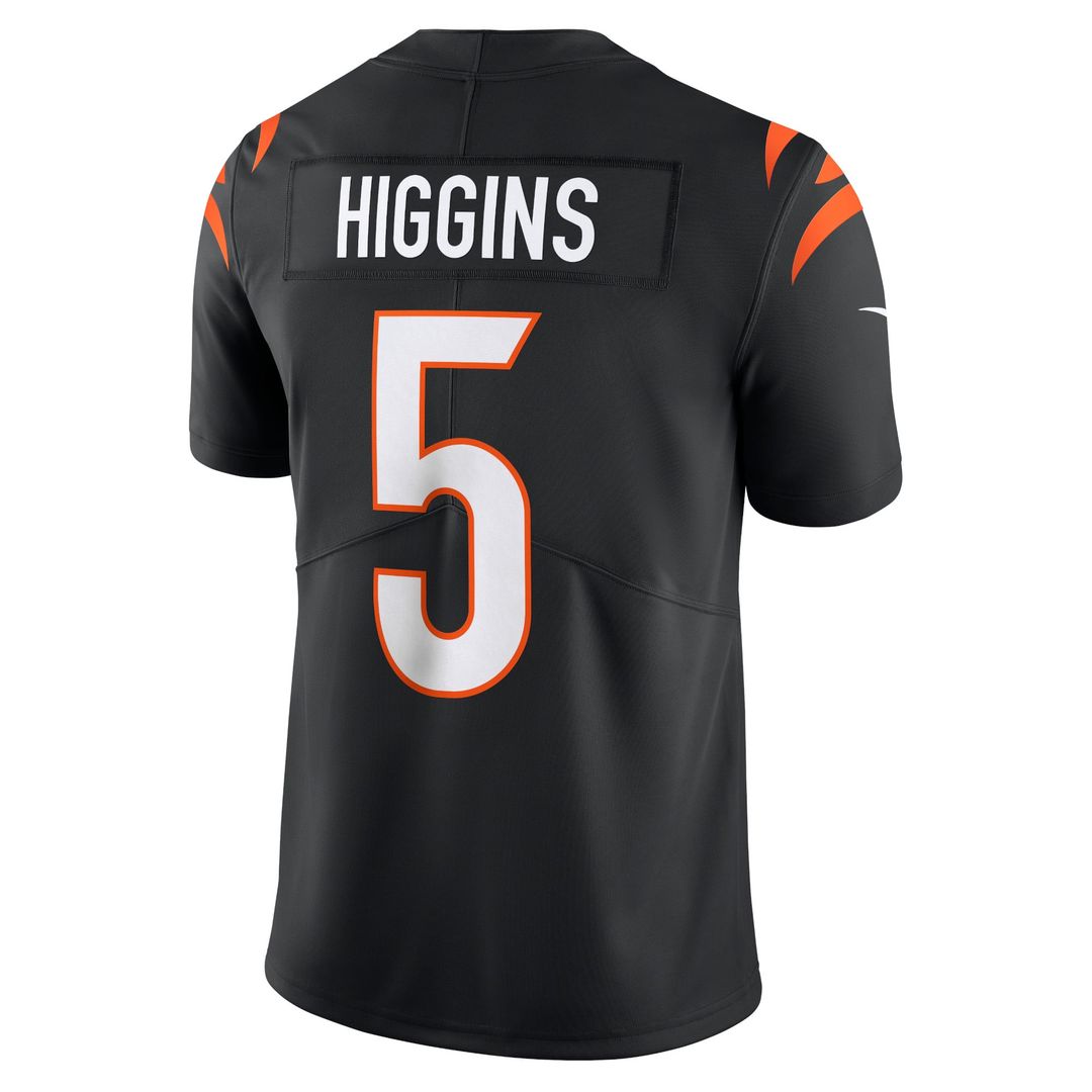 Cincinnati Bengals Tee Higgins Nike Black Vapor Untouchable Limited Jersey