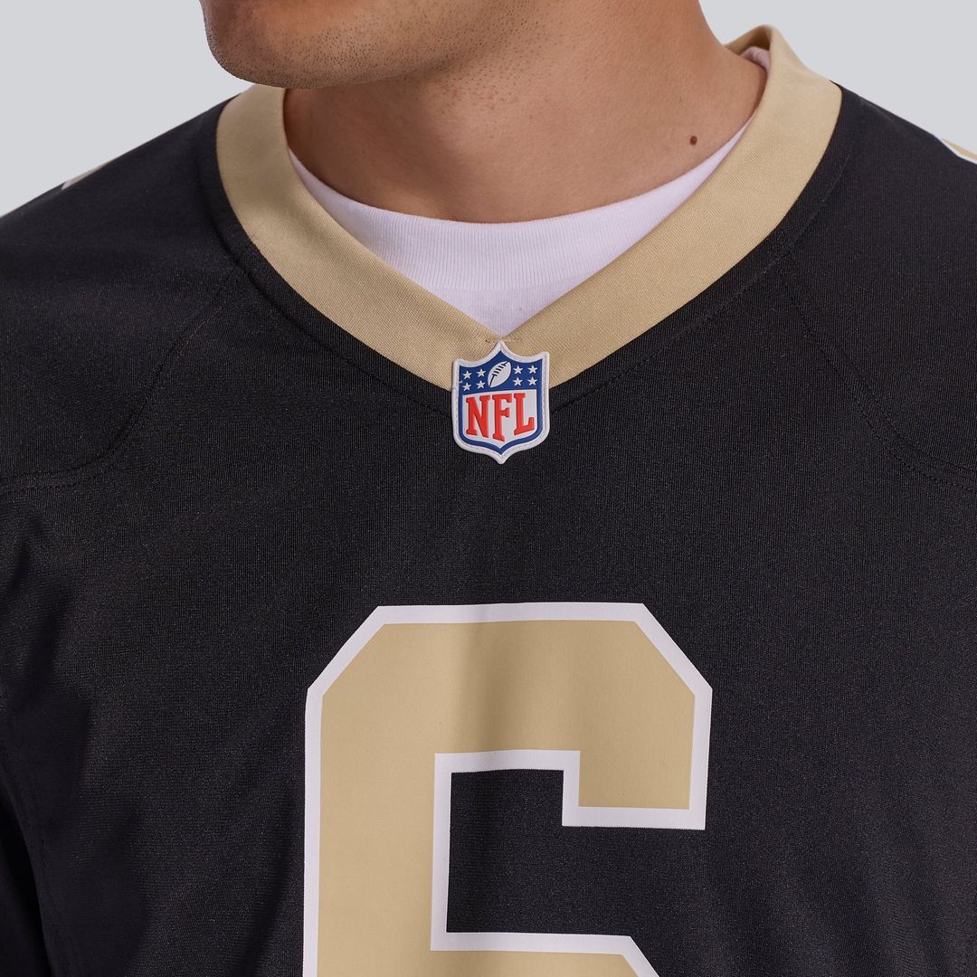 New Orleans Saints Tyler Shough Nike White Game Player Jersey