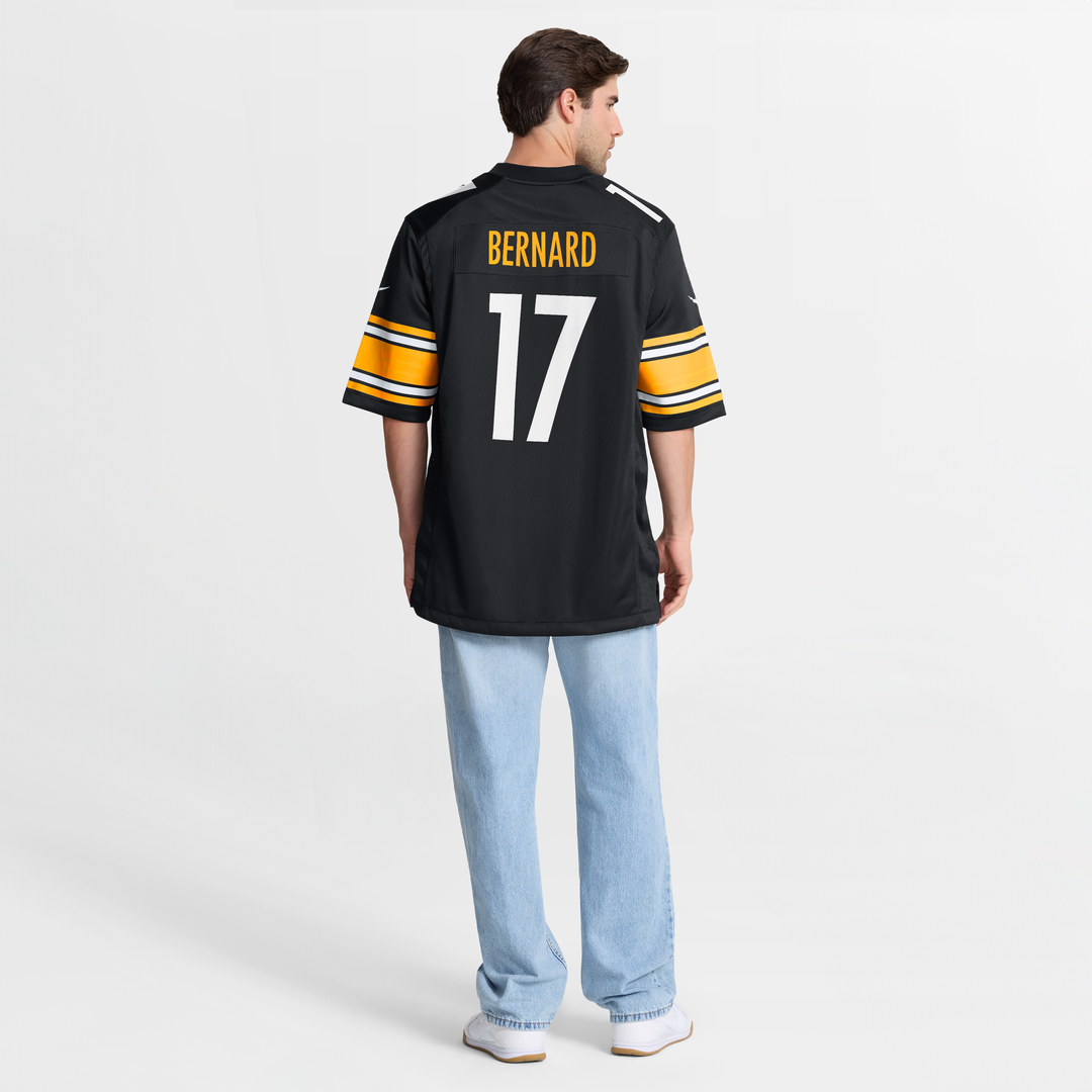 Pittsburgh Steelers Germie Bernard Nike Black Game Jersey