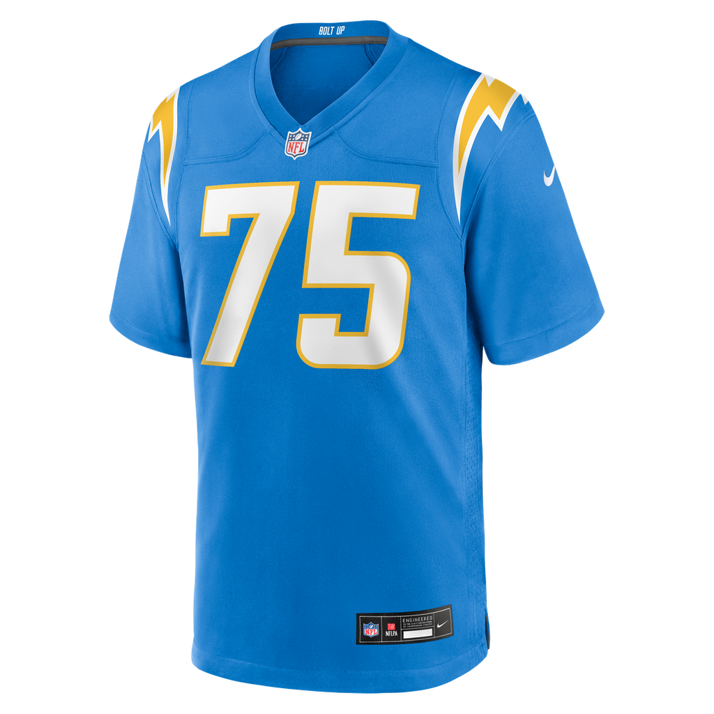 Los Angeles Chargers Bradley Bozeman Nike Powder Blue Game Jersey