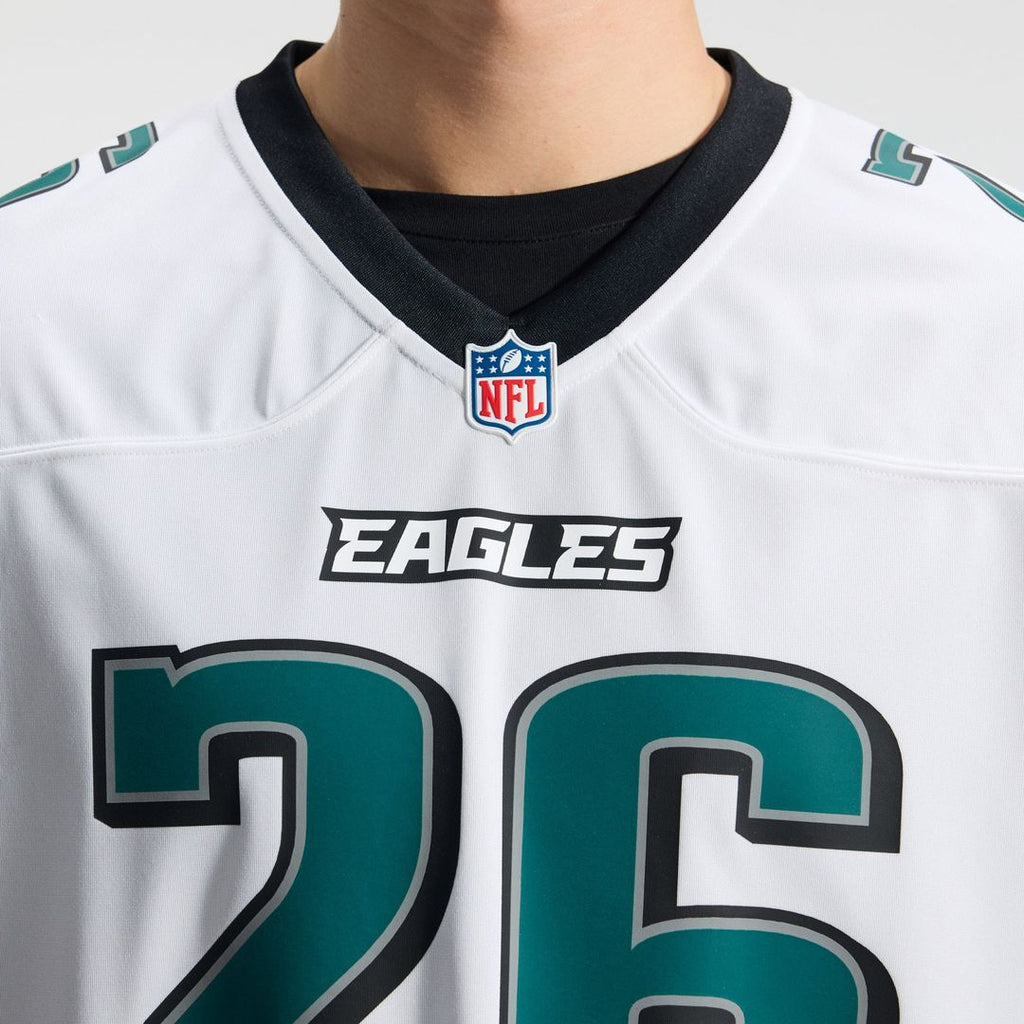 Philadelphia Eagles Saquon Barkley Nike Black Alternate Game Jersey