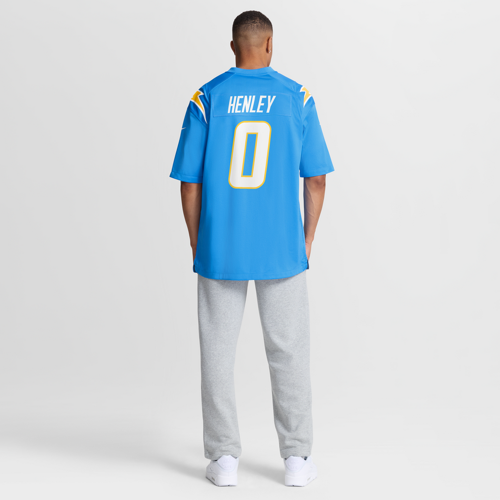 Los Angeles Chargers Daiyan Henley Nike Powder Blue Team Game Jersey