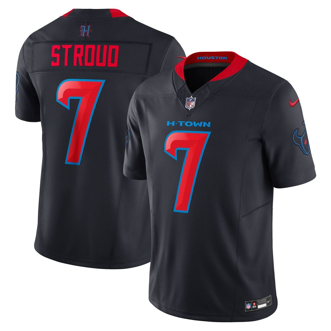 Houston Texans C.J. Stroud Nike Navy 2nd Alternate Vapor F.U.S.E. Limited Jersey