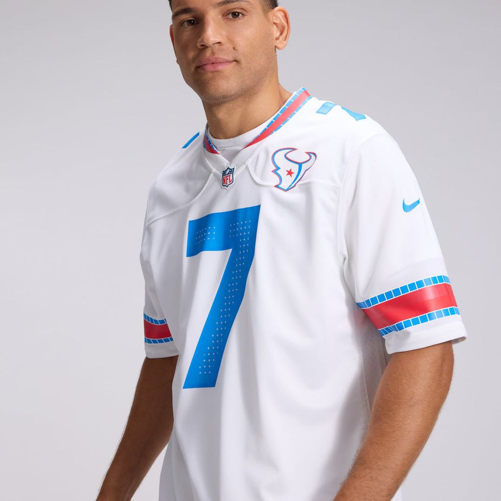Houston Texans C.J. Stroud Nike White 2026 Rivalries Collection Game Jersey