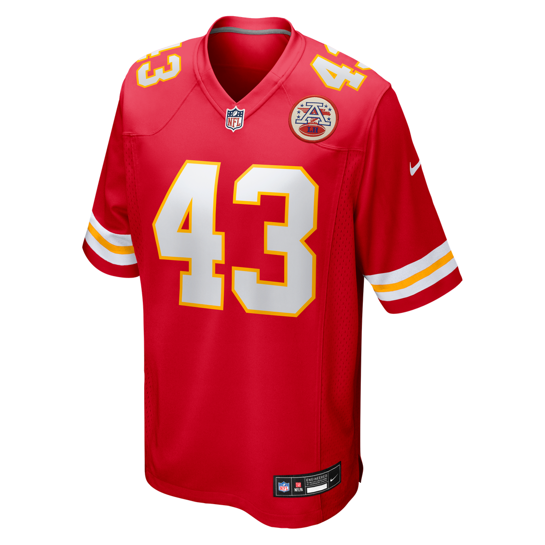 Kansas City Chiefs Jack Cochrane Nike Red Game Player Jersey