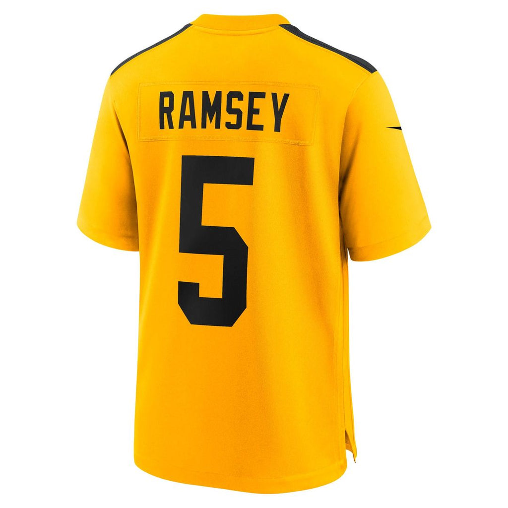 Pittsburgh Steelers Jalen Ramsey Nike Gold Alternate 1933 Throwback Game Jersey