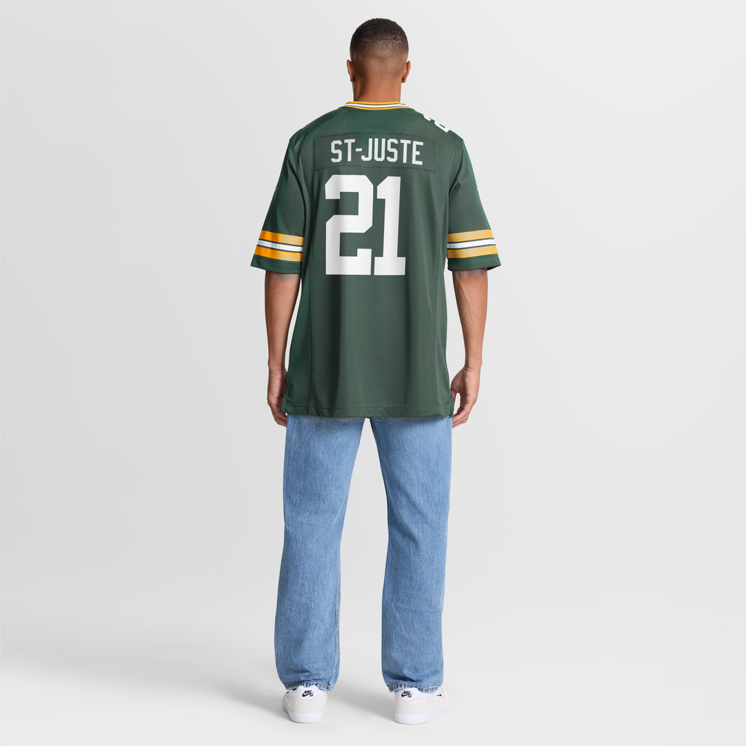 Green Bay Packers Benjamin St-Juste Nike Green Team Game Jersey