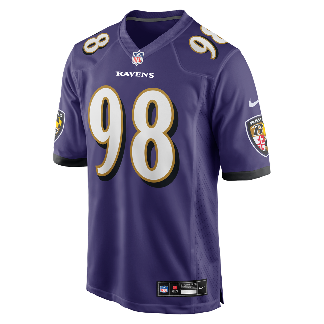 Baltimore Ravens Tony Siragusa Nike Purple Game Retired Player Jersey