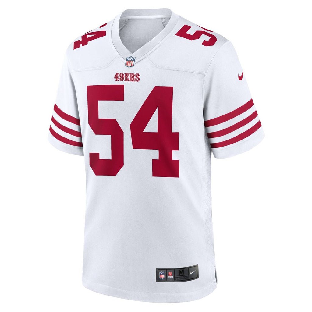 San Francisco 49ers Fred Warner Nike Scarlet Team Game Player Jersey