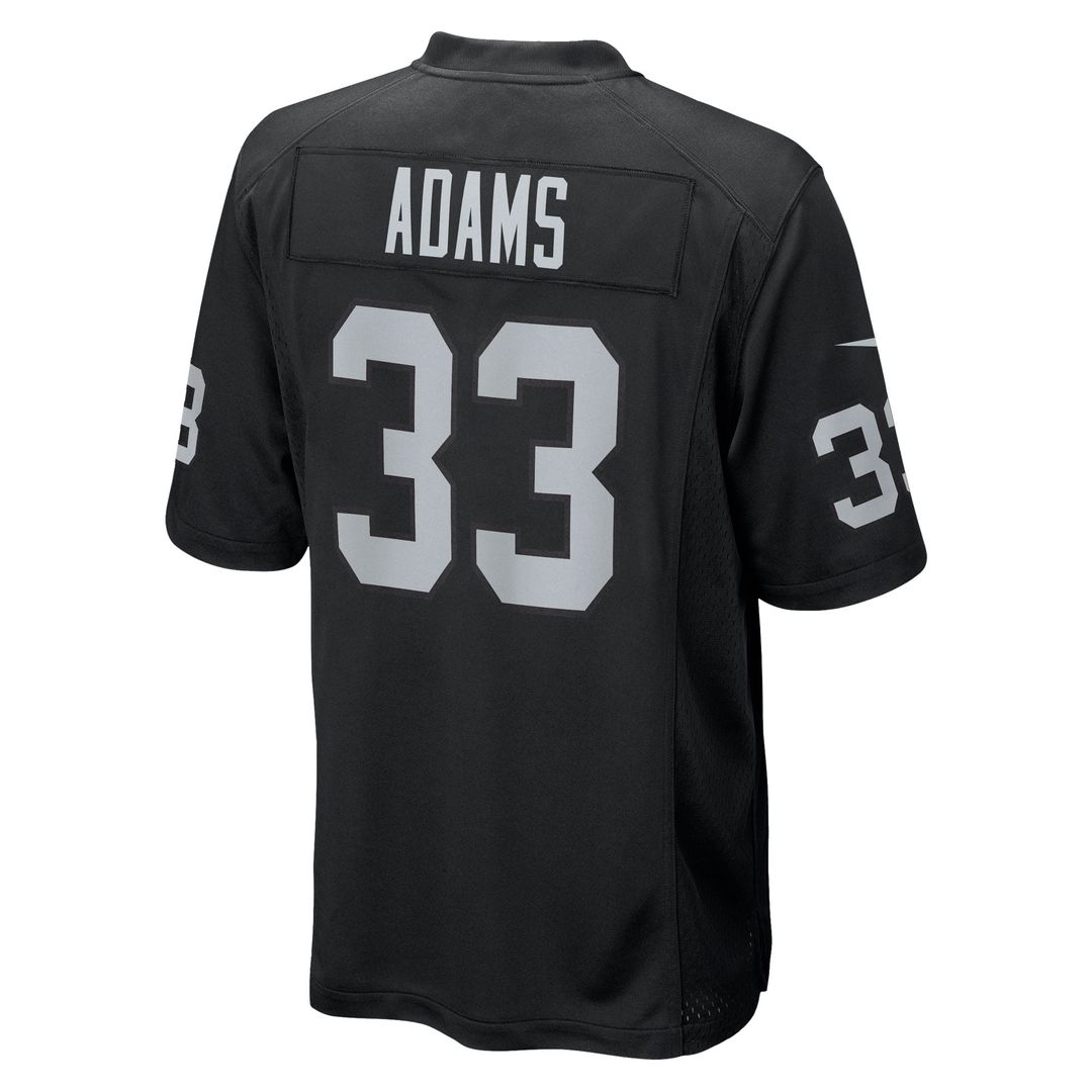 Las Vegas Raiders Jamal Adams Nike Black Team Game Jersey