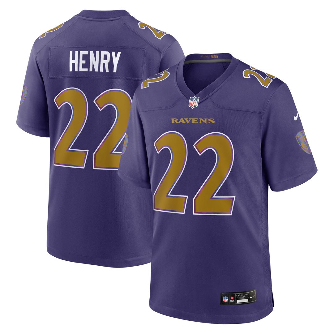 Baltimore Ravens Derrick Henry Nike Black Alternate Game Jersey