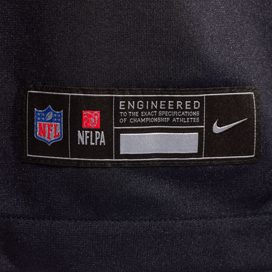 Houston Texans Austin Brinkman Nike Navy Team Game Jersey