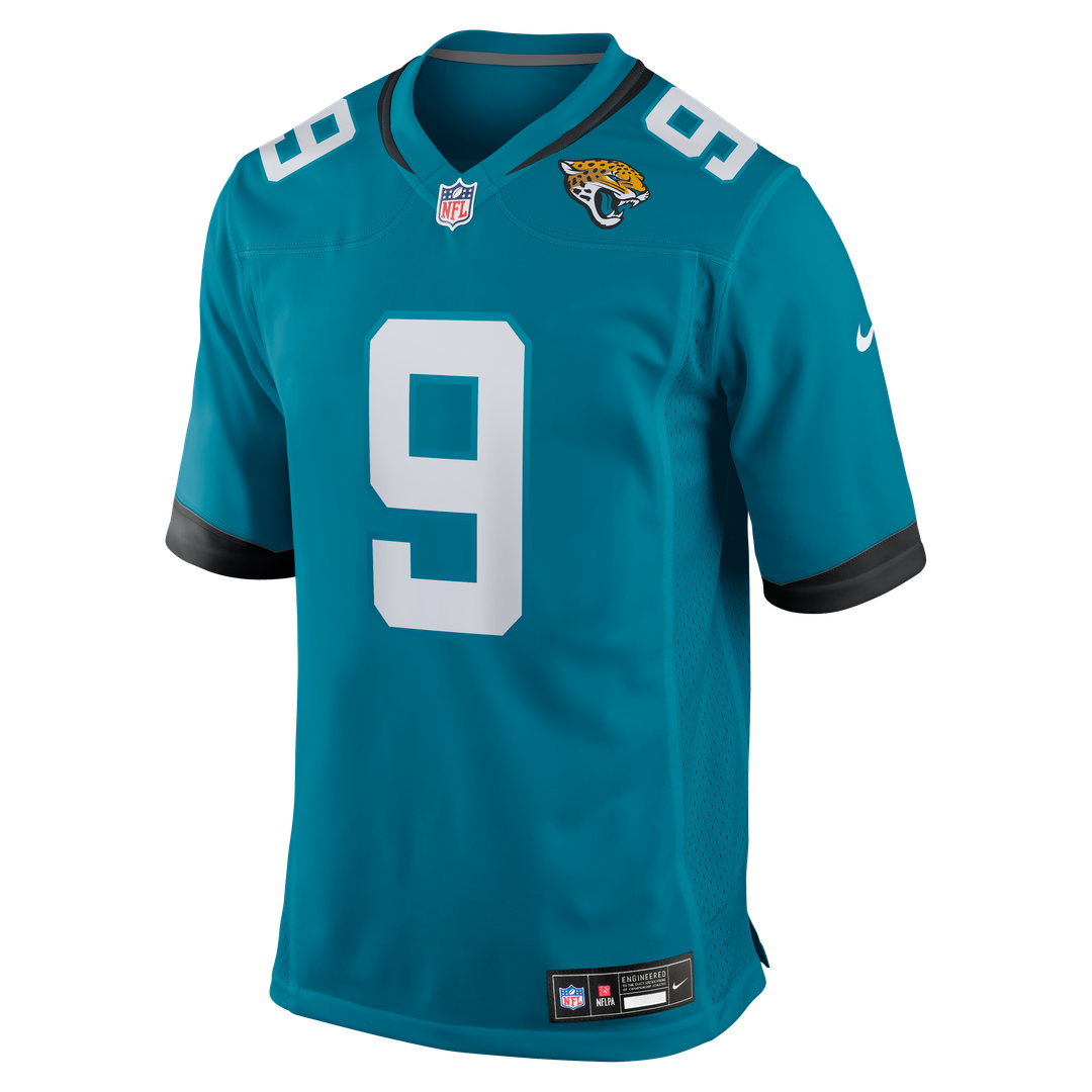 Jacksonville Jaguars Logan Cooke Nike Teal Game Jersey
