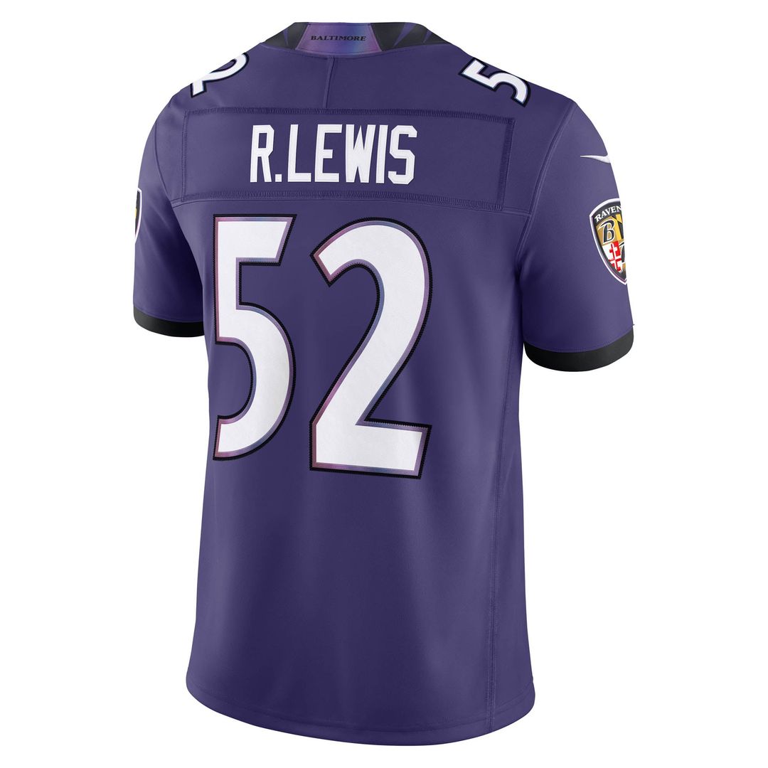 Baltimore Ravens Ray Lewis Nike Purple Vapor F.U.S.E. Stitched Retired Limited Jersey
