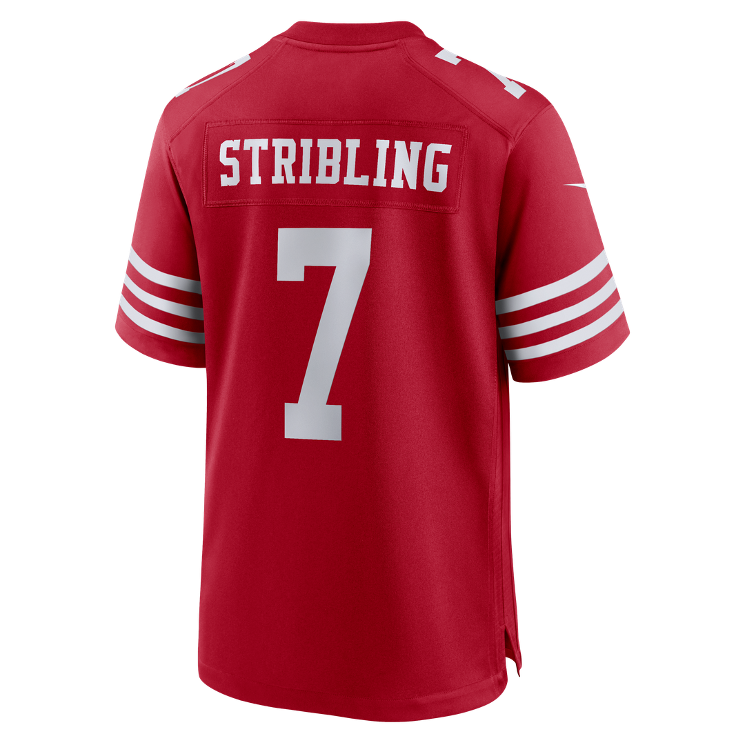 San Francisco 49ers De'Zhaun Stribling Nike Scarlet Game Jersey