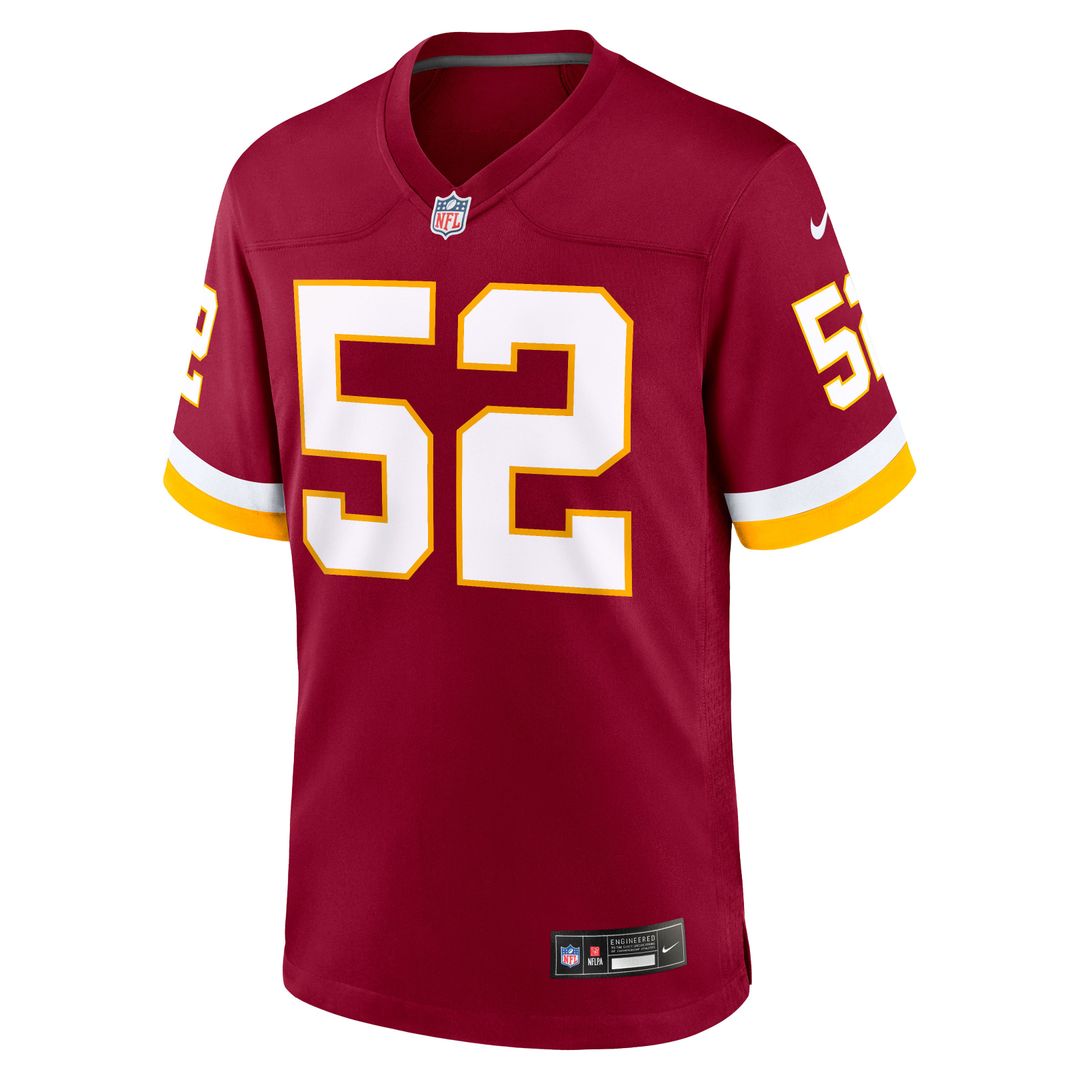 Washington Commanders Sonny Styles Nike Burgundy Team Game Jersey