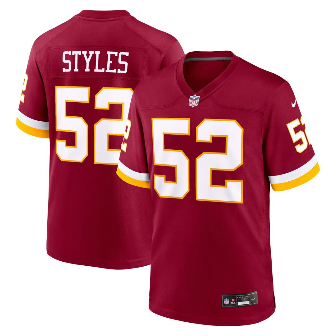 Washington Commanders Sonny Styles Nike Black Game Player Jersey