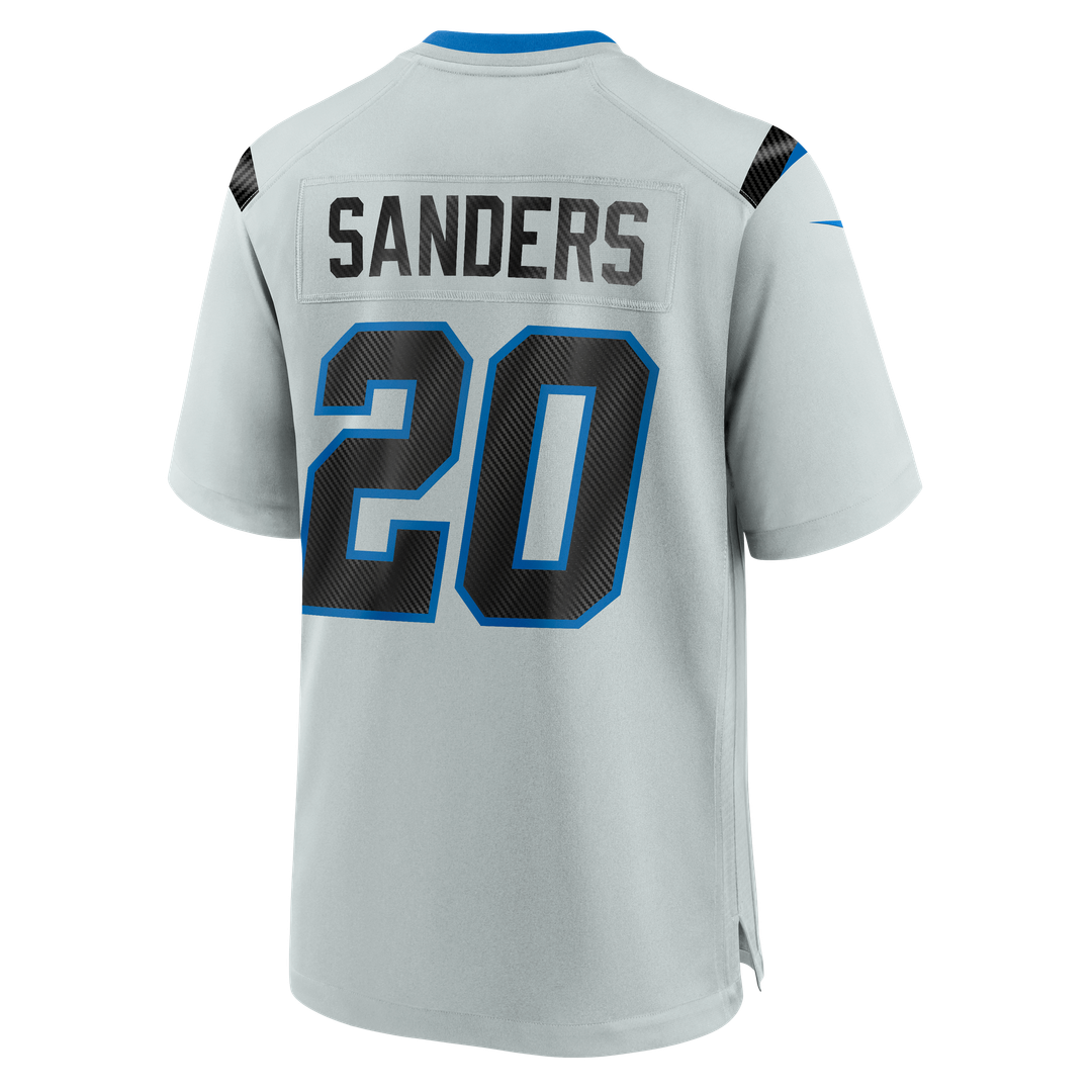 Detroit Lions Barry Sanders Nike Silver 2026 Rivalries Collection Game Jersey